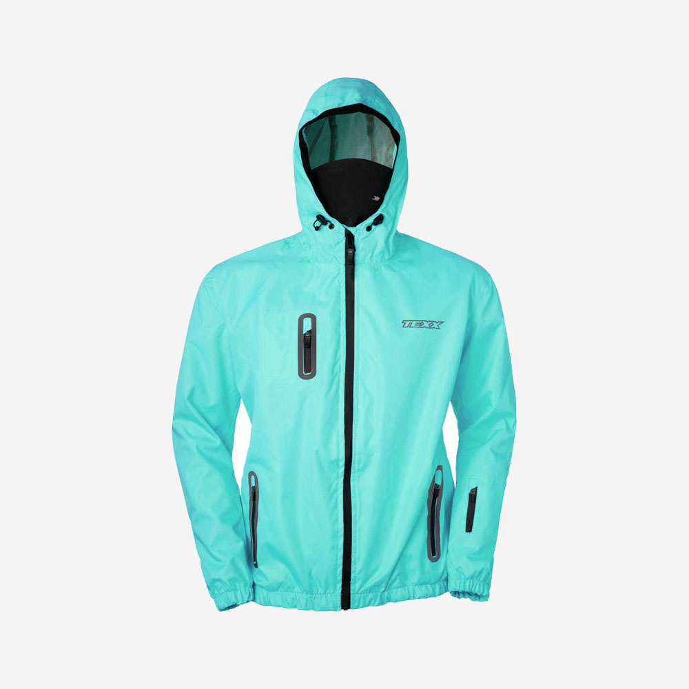 Corta Vento Texx Neon Azul Clara