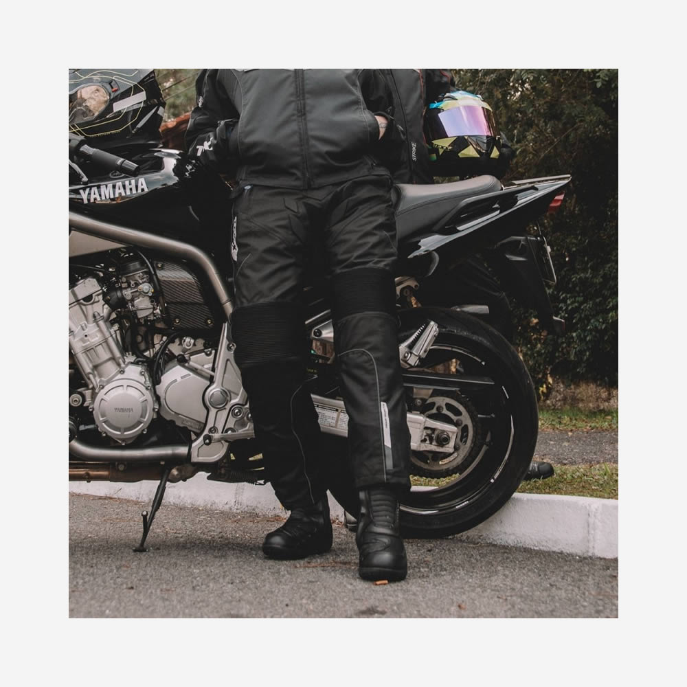 Calça de Motocicleta Texx Strike V2 Lady Feminina Preta