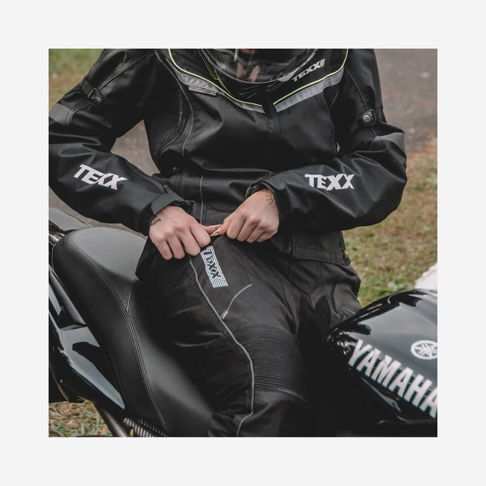Calça de Motocicleta Texx Strike V2 Lady Feminina Preta