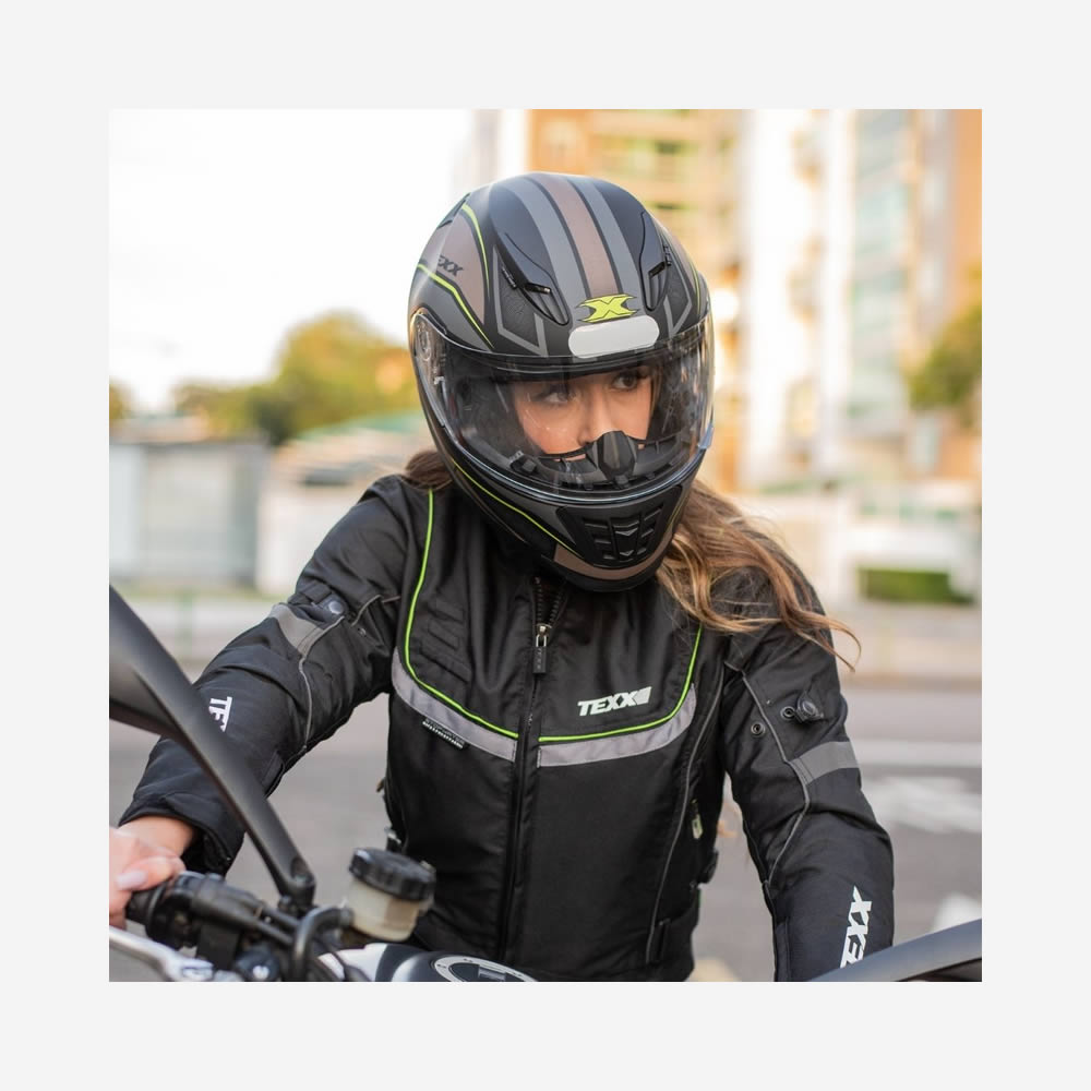 Capacete Texx Wing Broker Viseira Solar Integrada