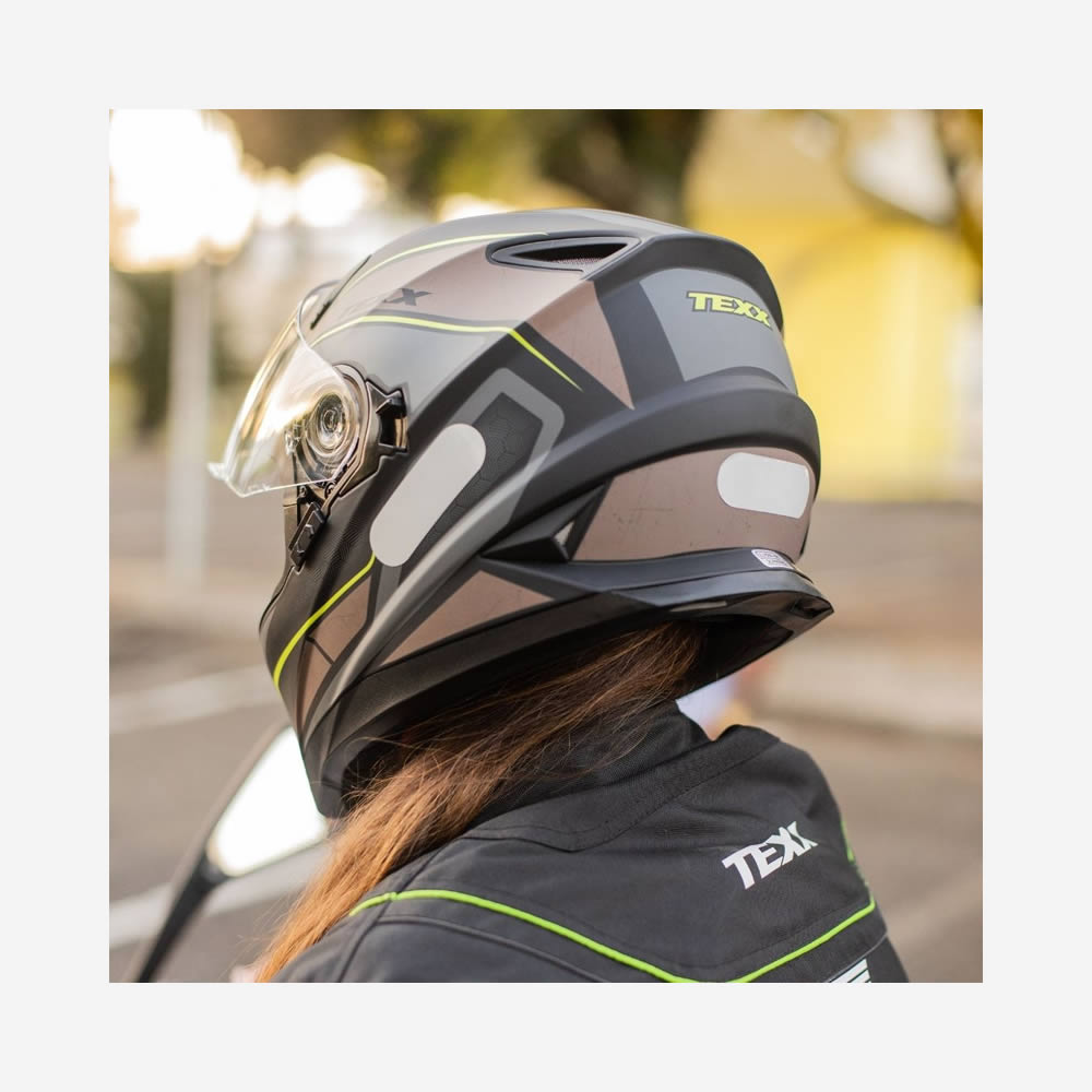 Capacete Texx Wing Broker Viseira Solar Integrada