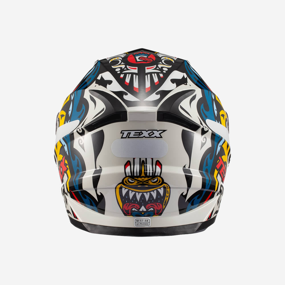 Capacete Texx Hawk Hunger Cinza e Amarelo