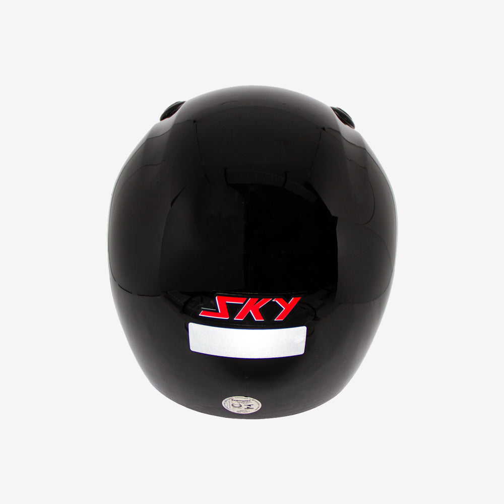 Capacete Moto Sky Nimbus Preto Fosco Vermelho