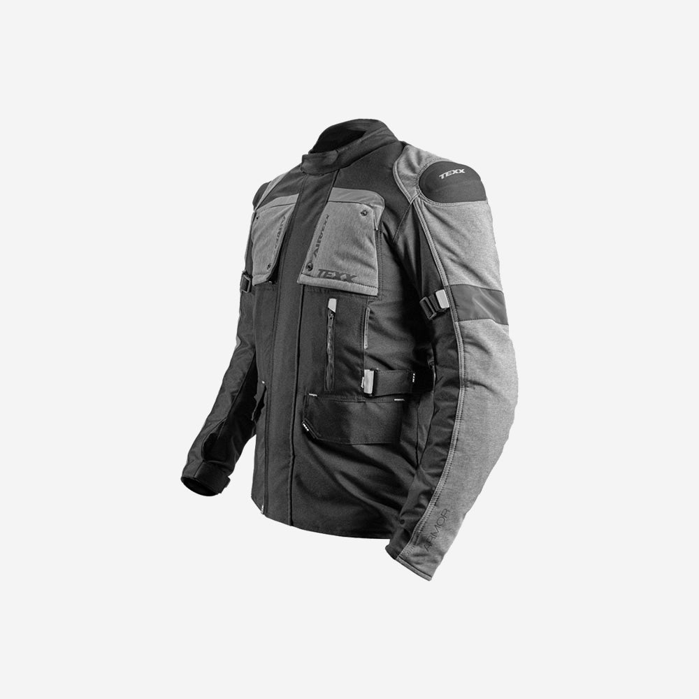 Jaqueta Texx Masculina Armor Motociclista Cinza