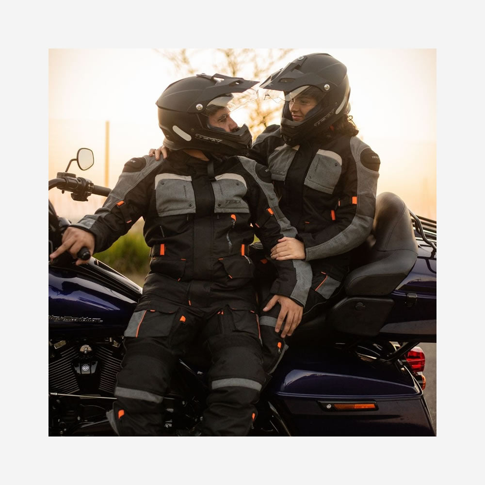 Jaqueta Texx Masculina Armor Motociclista Laranja