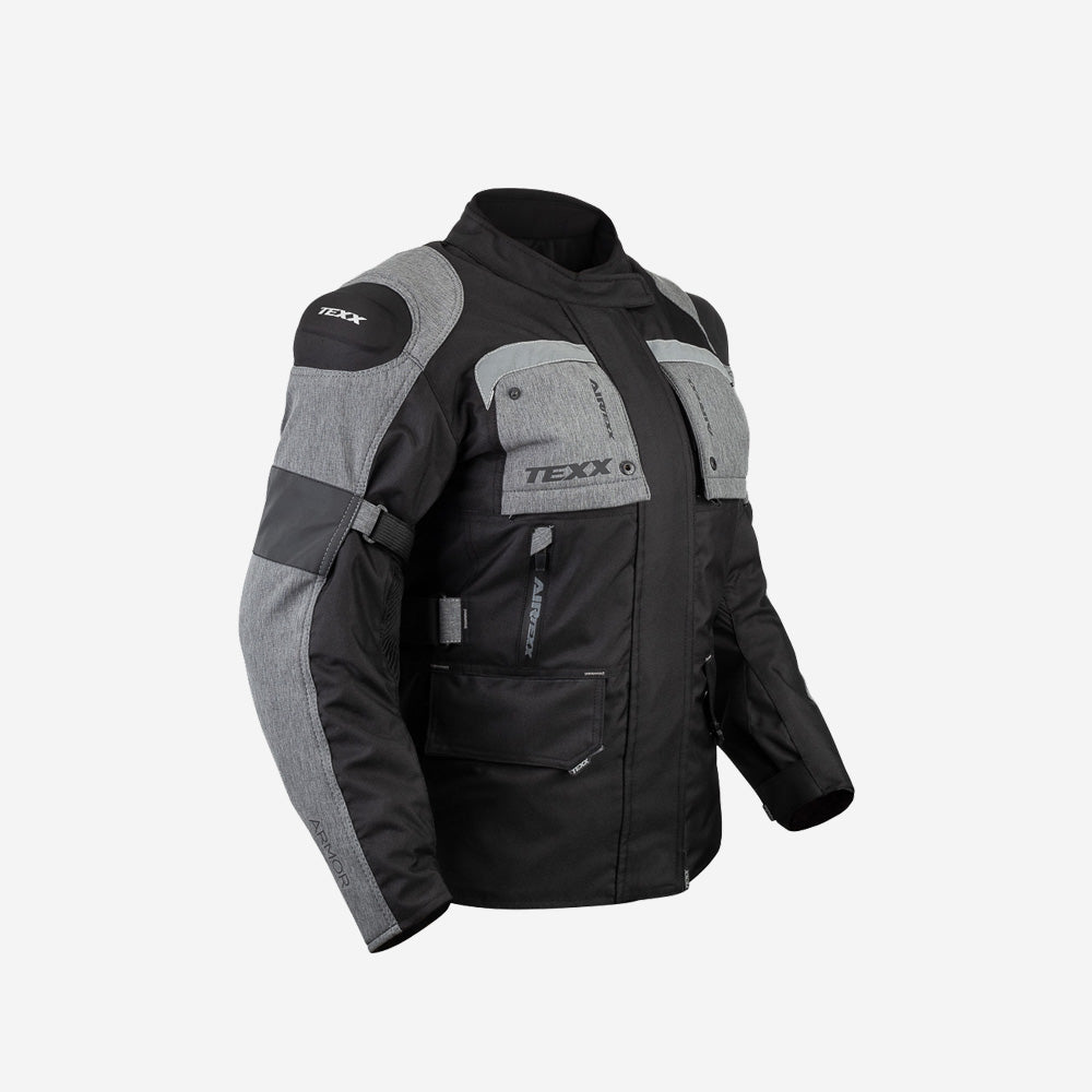 Jaqueta Texx Feminina Armor Lady Motociclista Cinza