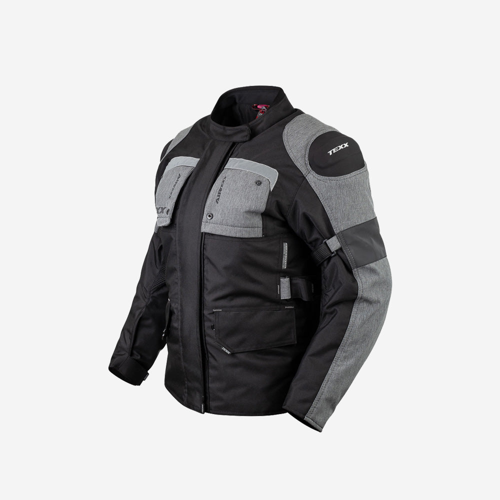 Jaqueta Texx Feminina Armor Lady Motociclista Cinza