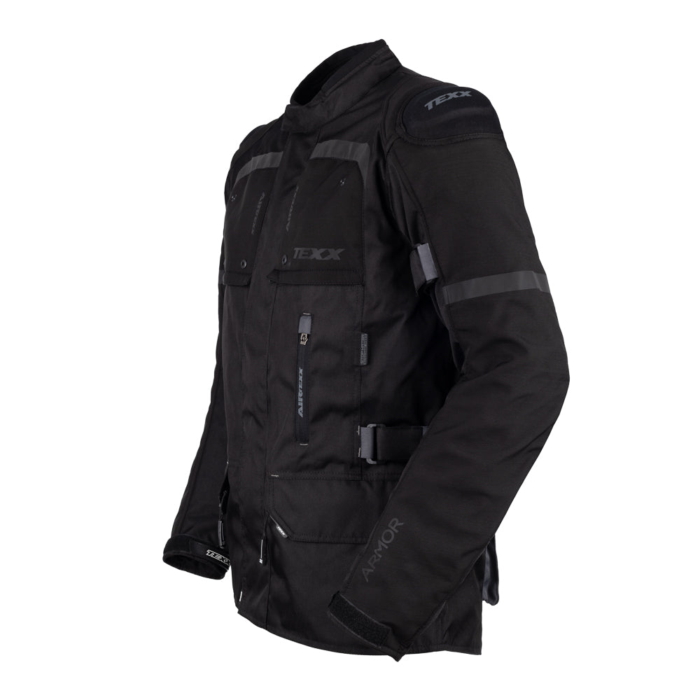 Jaqueta Texx Masculina Armor Motociclista Preta