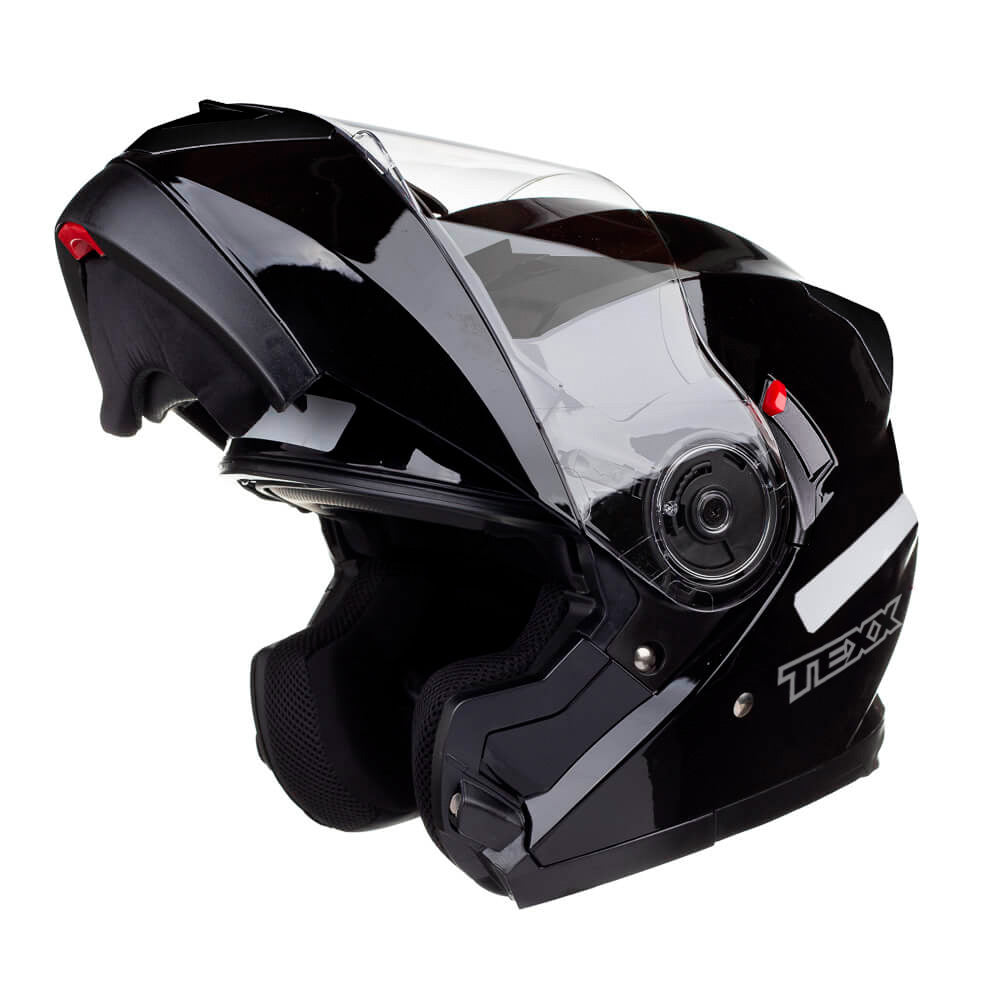 Capacete Gladiator Texx Escamoteavel V3 Preto