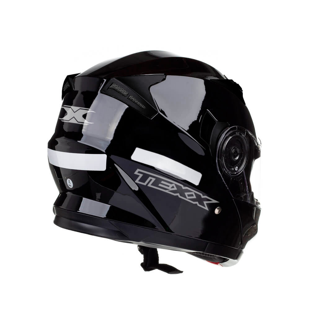 Capacete Gladiator Texx Escamoteavel V3 Preto