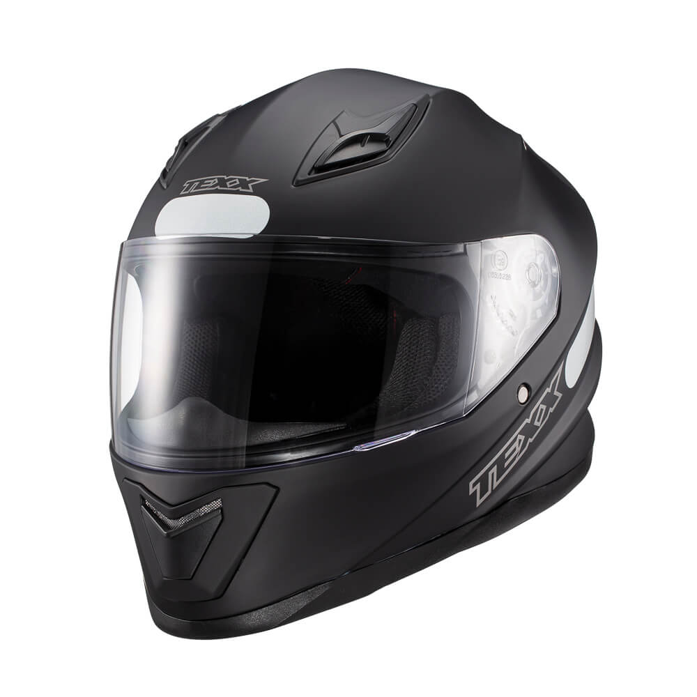 Capacete Texx Fechado Hawk Solido Pret 56 [F016]