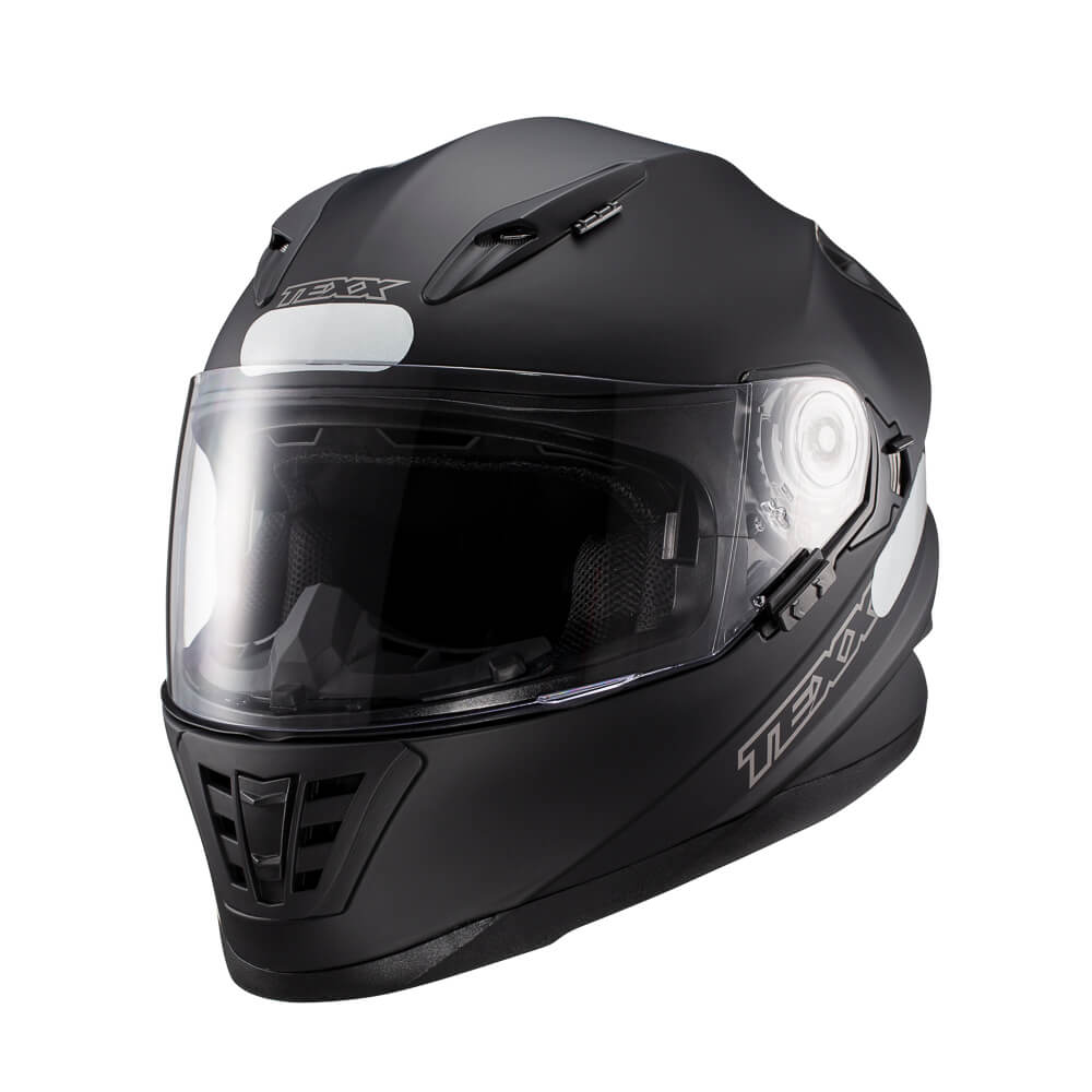 Capacete Texx Fechado Wing Solido Pret 56 [F016]