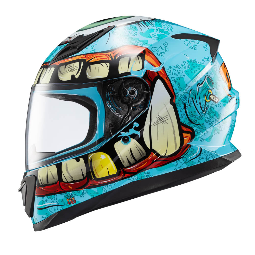 Capacete Texx Hawk Orc Turquesa 56