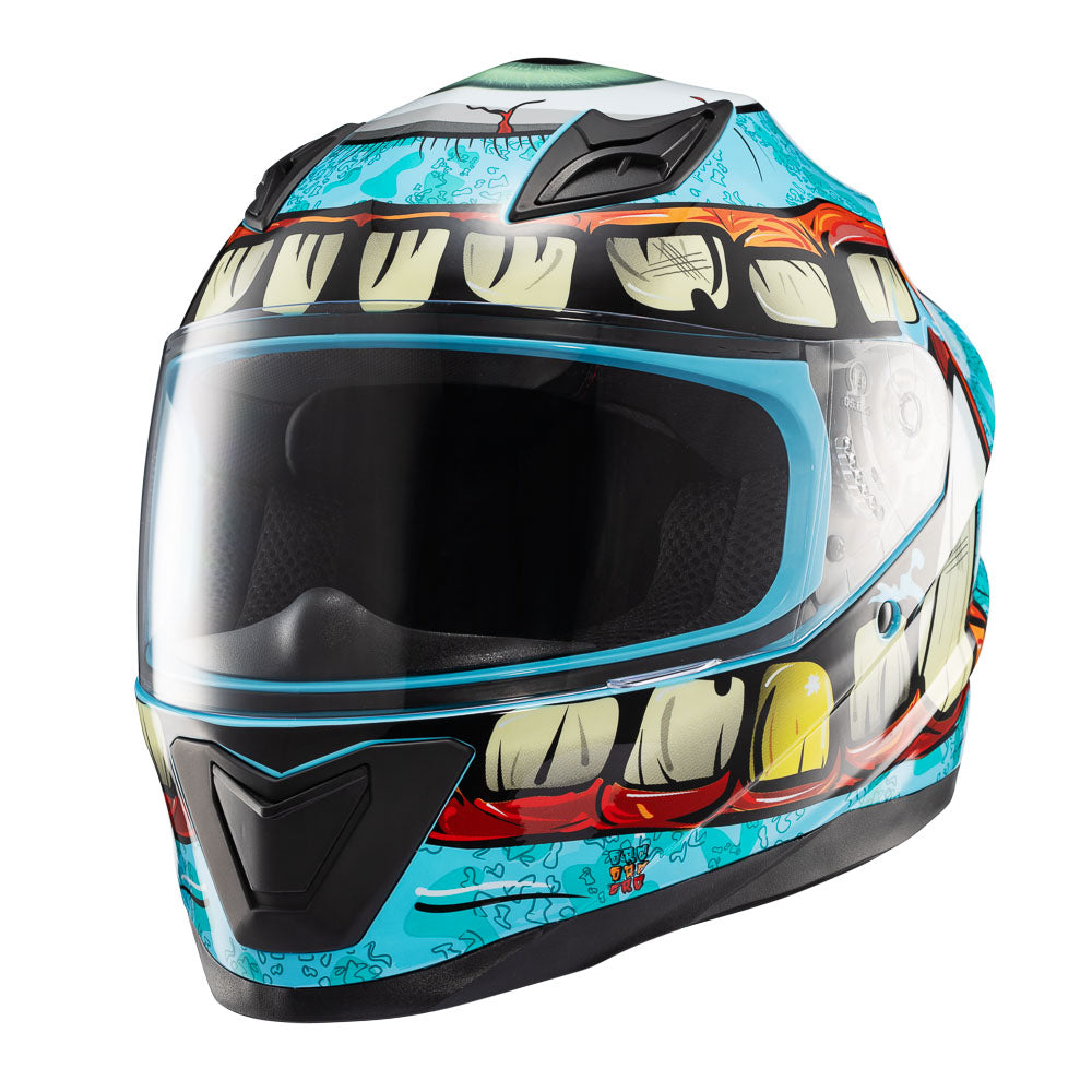 Capacete Texx Hawk Orc Turquesa 56