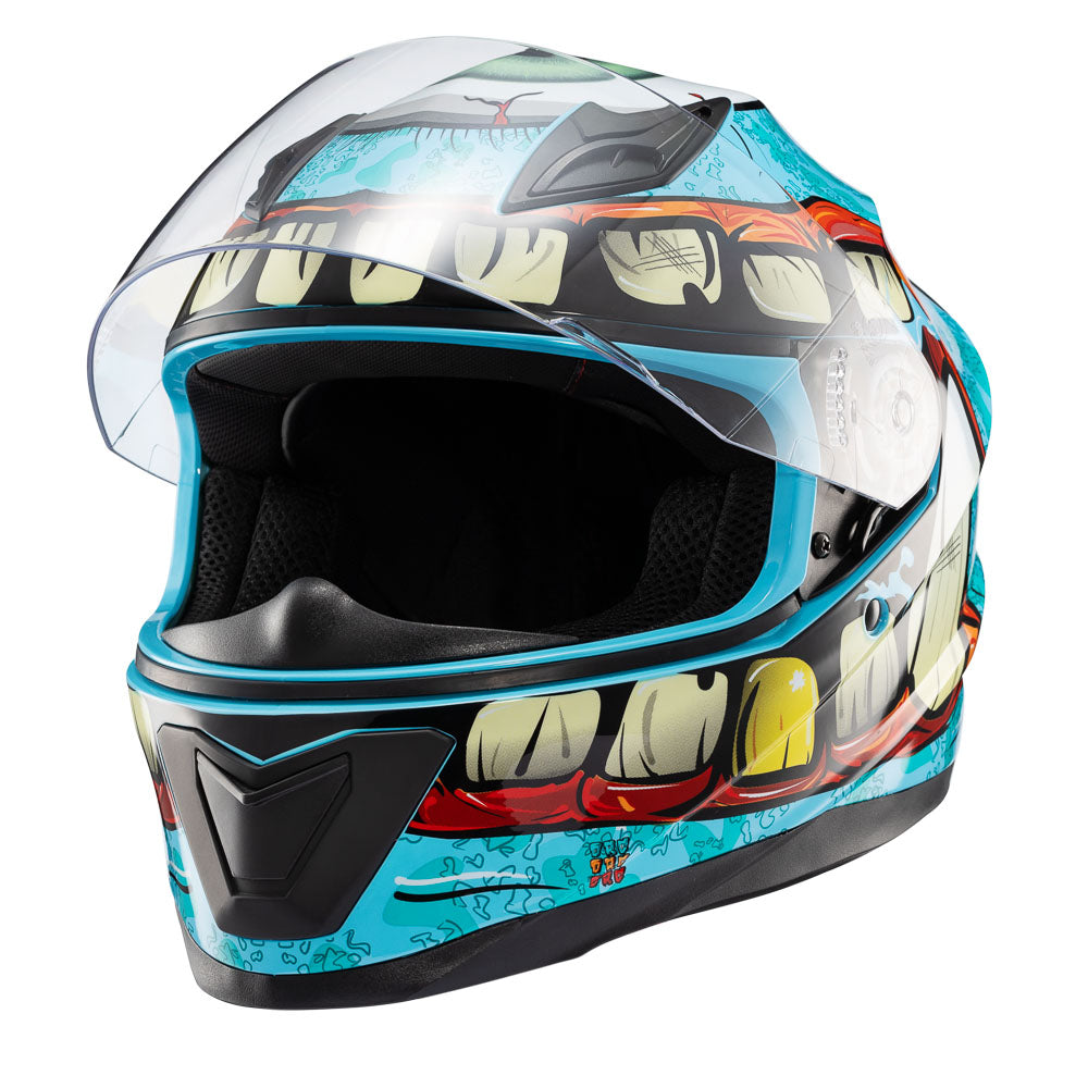 Capacete Texx Hawk Orc Turquesa 56