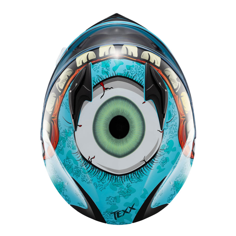 Capacete Texx Hawk Orc Turquesa 56