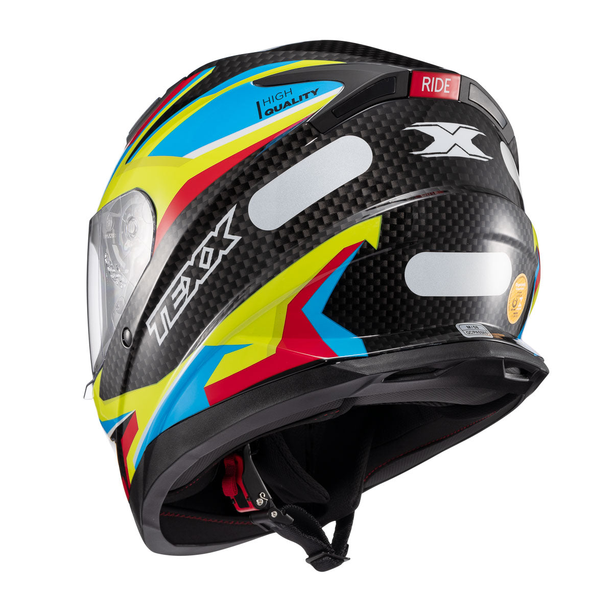 Capacete Texx Hawk Ride Azul Verde Vermelho 58