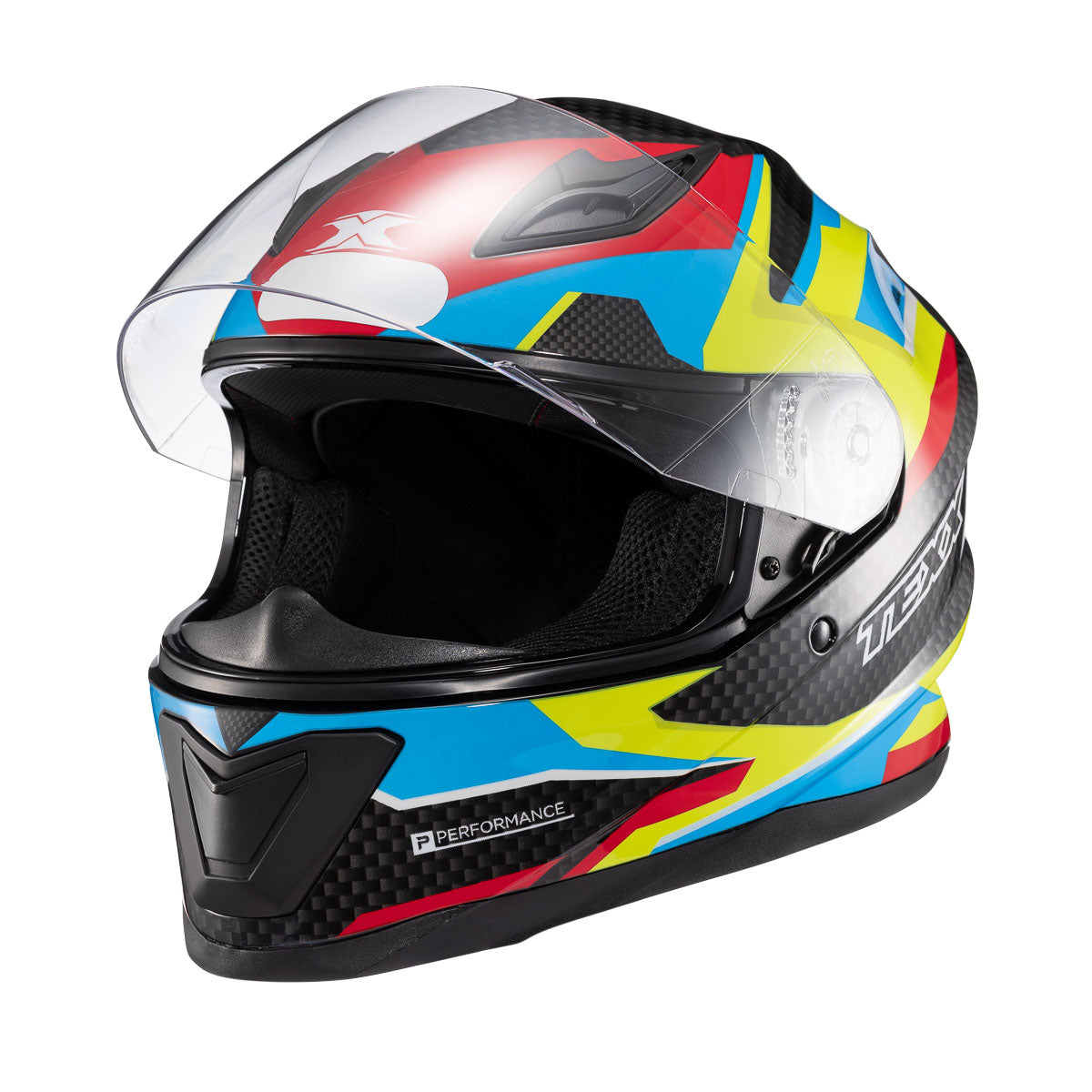 Capacete Texx Hawk Ride Azul Verde Vermelho 58