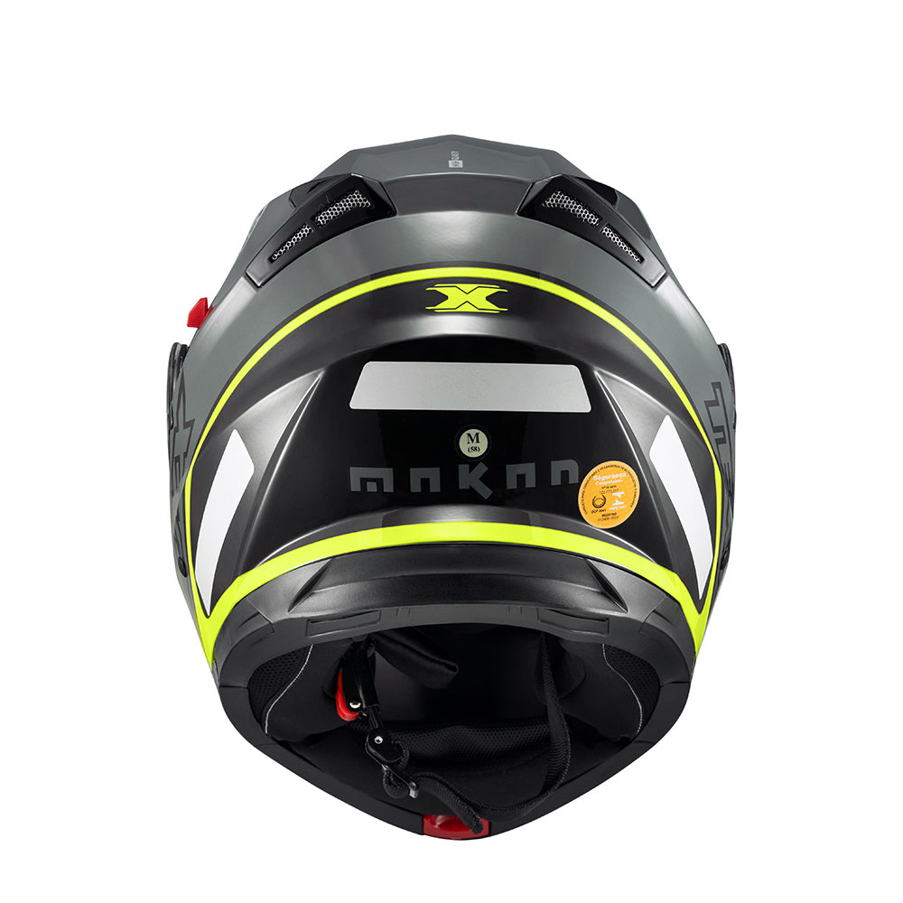 Capacete Texx Gladiator V3 Makan Escamoteável com Viseira Solar