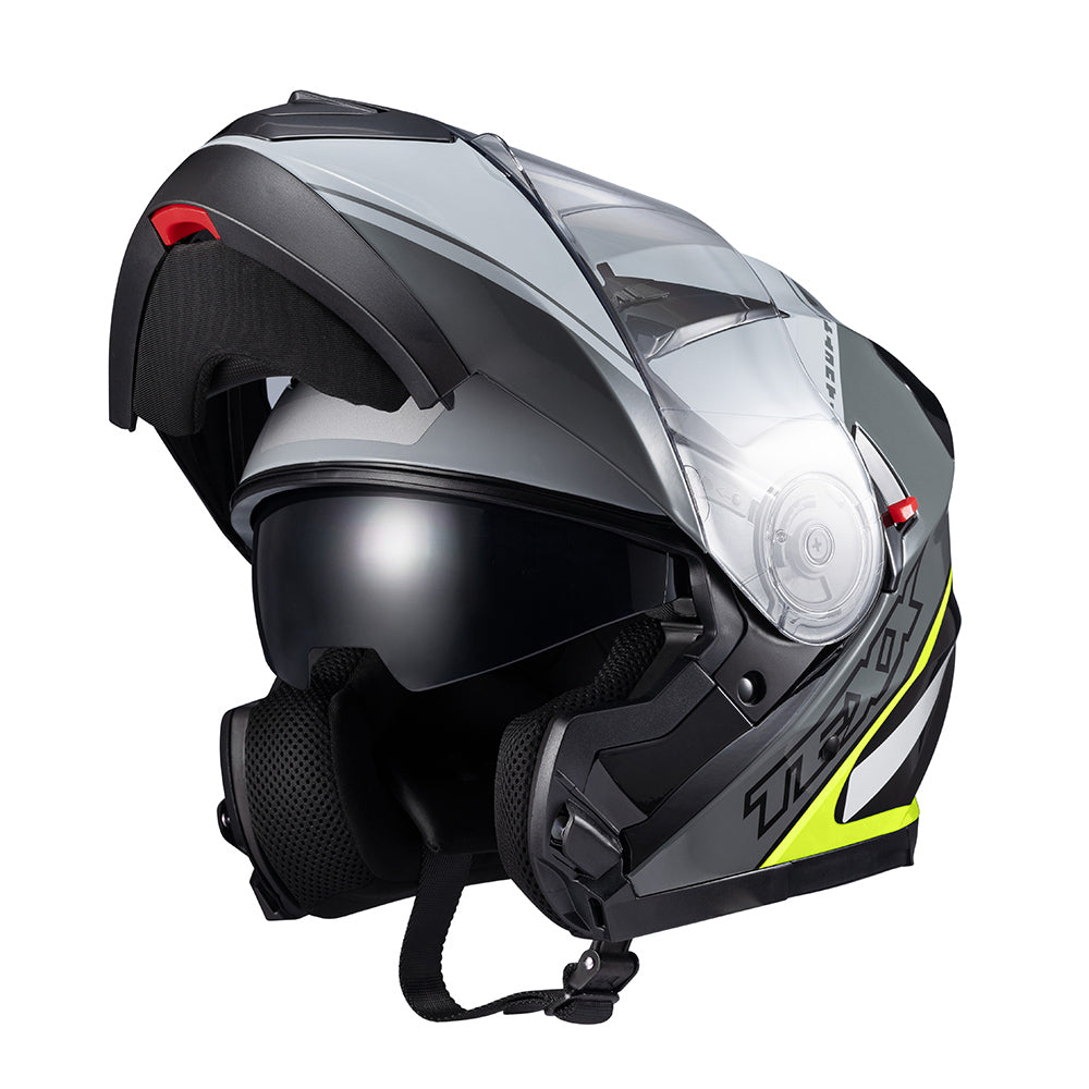 Capacete Texx Gladiator V3 Makan Escamoteável com Viseira Solar