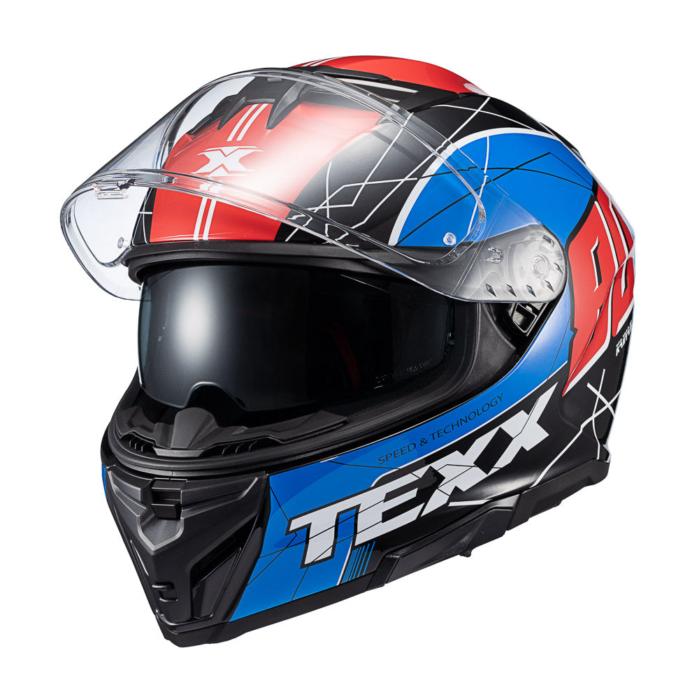Capacete Texx Kaiman Vector Integral com Viseira Solar Double Vision