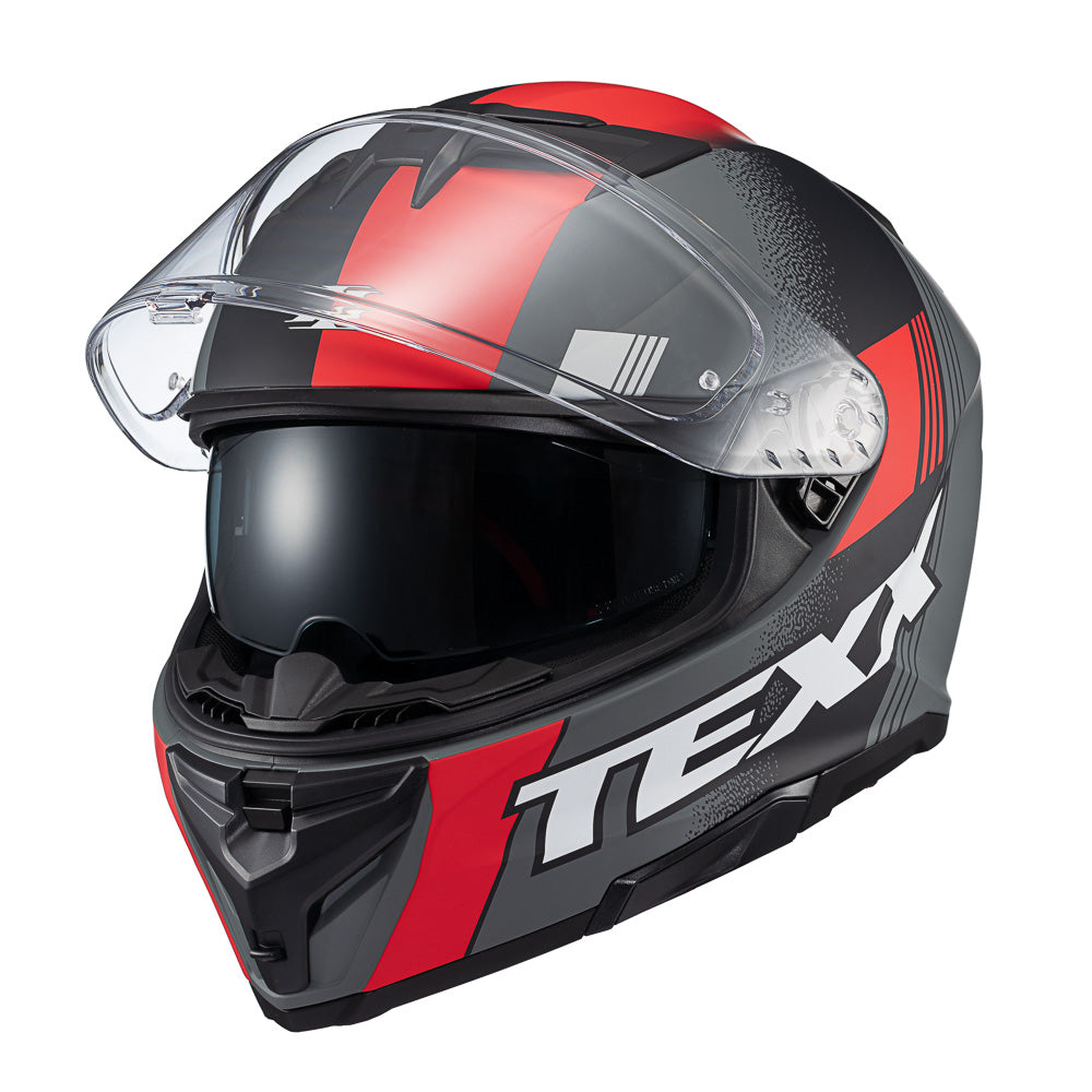 Capacete Texx Kaiman Track Integral com Viseira Solar Double Vision