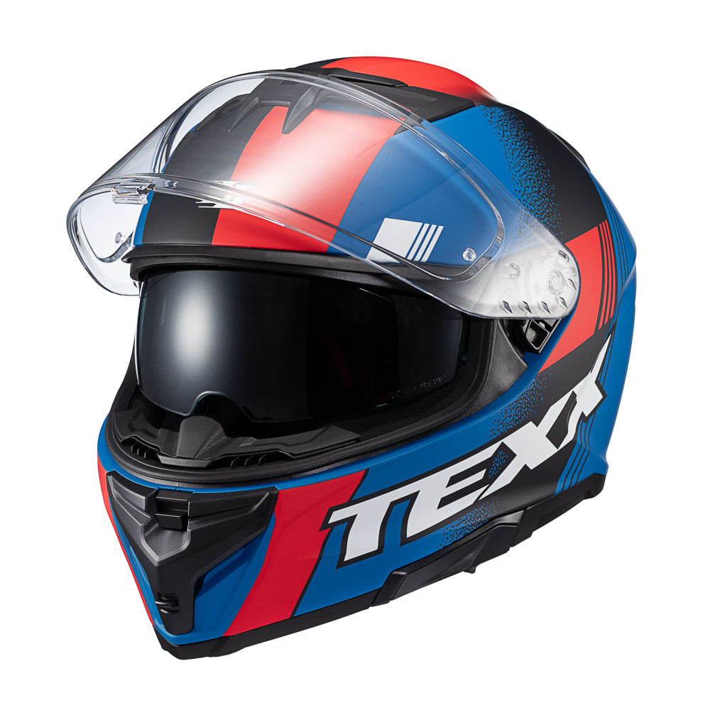 Capacete Texx Kaiman Track Integral com Viseira Solar Double Vision