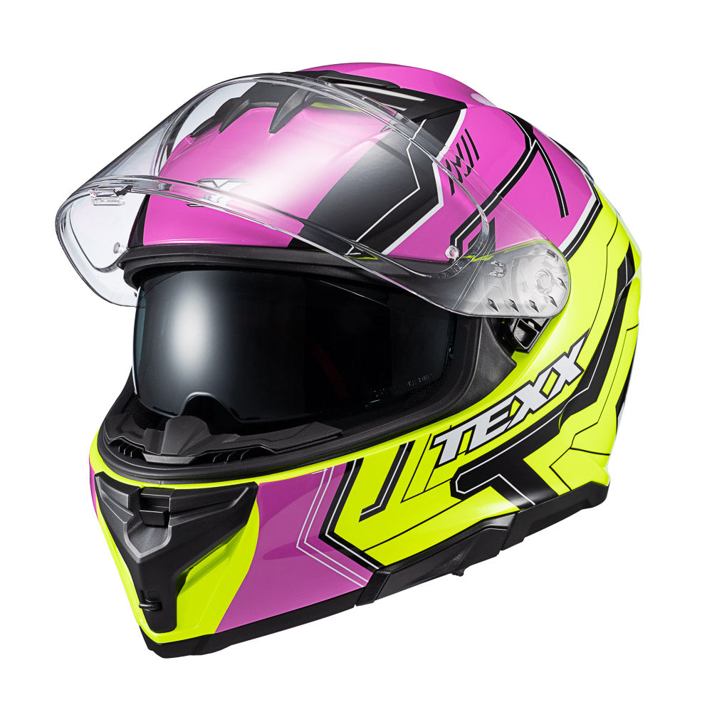 Capacete Texx Kaiman Teaser Integral com Viseira Solar Double Vision