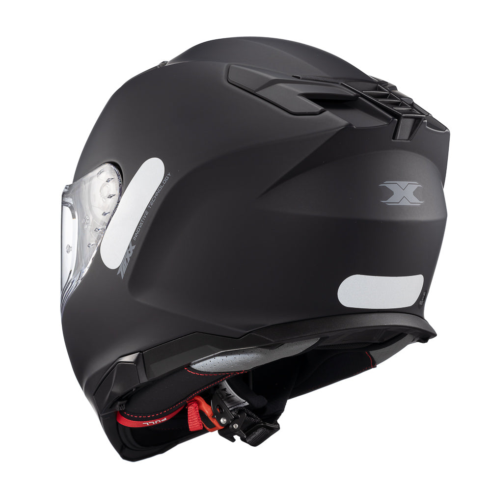 Capacete Texx Fecha Kaiman Sólido Preto Fosco