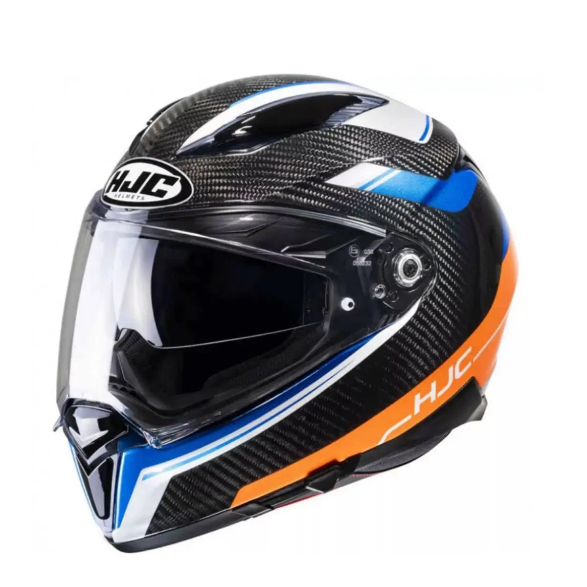 Capacete HJC F70 Carbon Ubis Estilo Integral com Viseira Solar