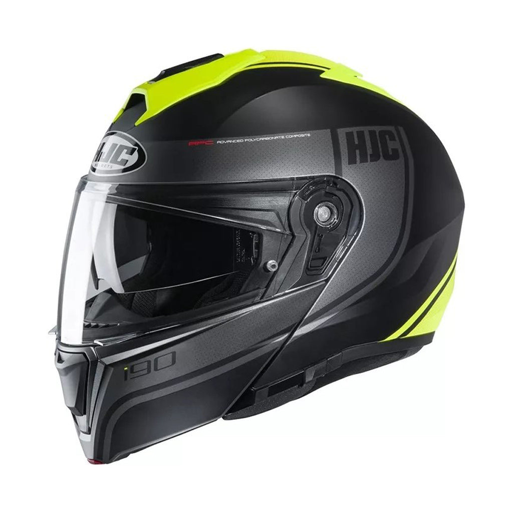 Capacete HJC i90 Davan Escamoteável (Modular) com Viseira Solar
