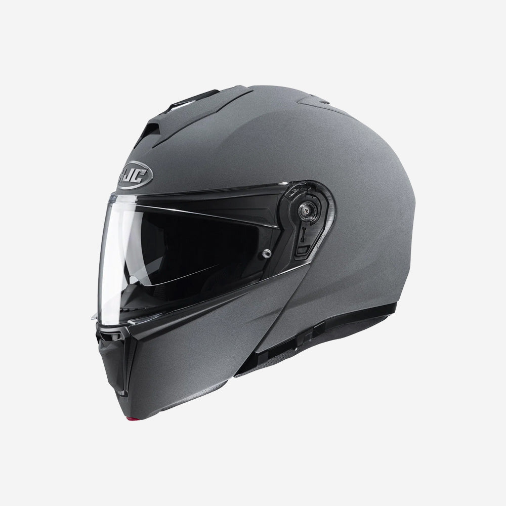 Capacete Hjc I90 Stone Grey Viseira Solar Integrada