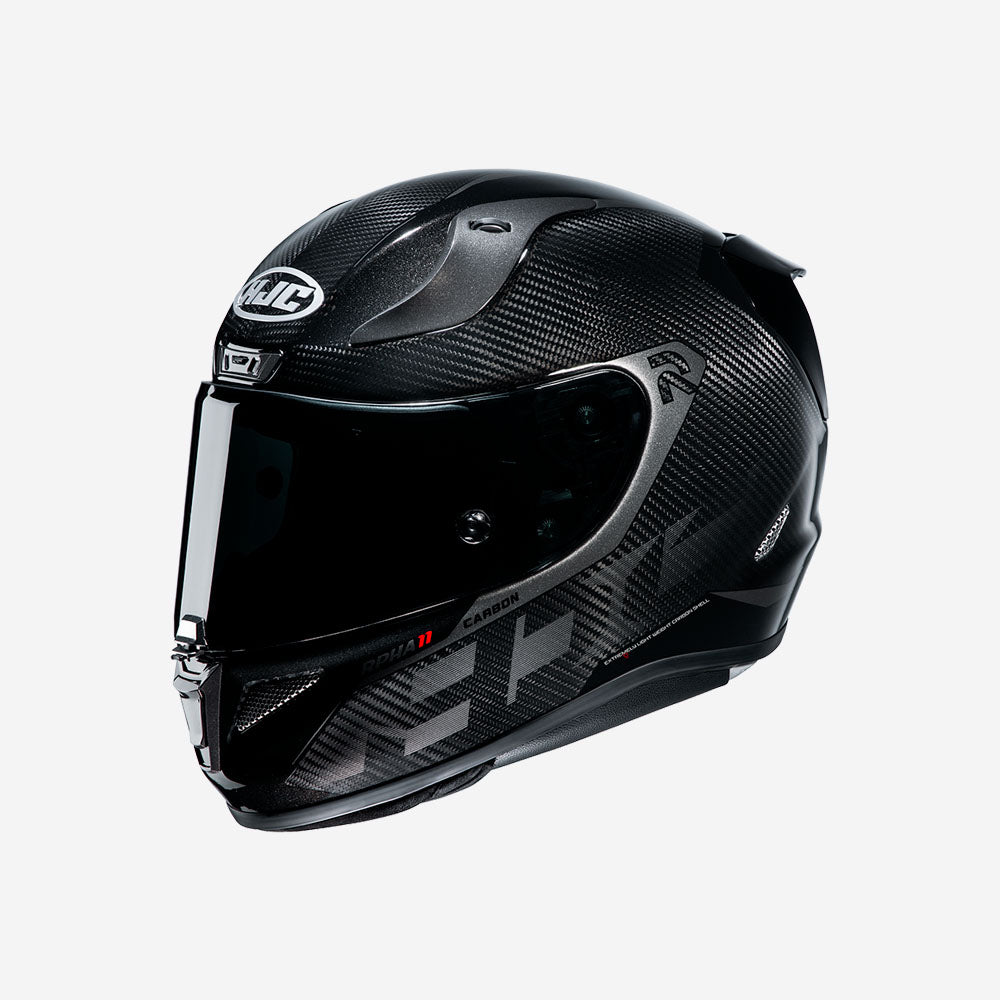 Capacete Hjc Rpha 11 Carbon Bleer Preto E Cinza 56