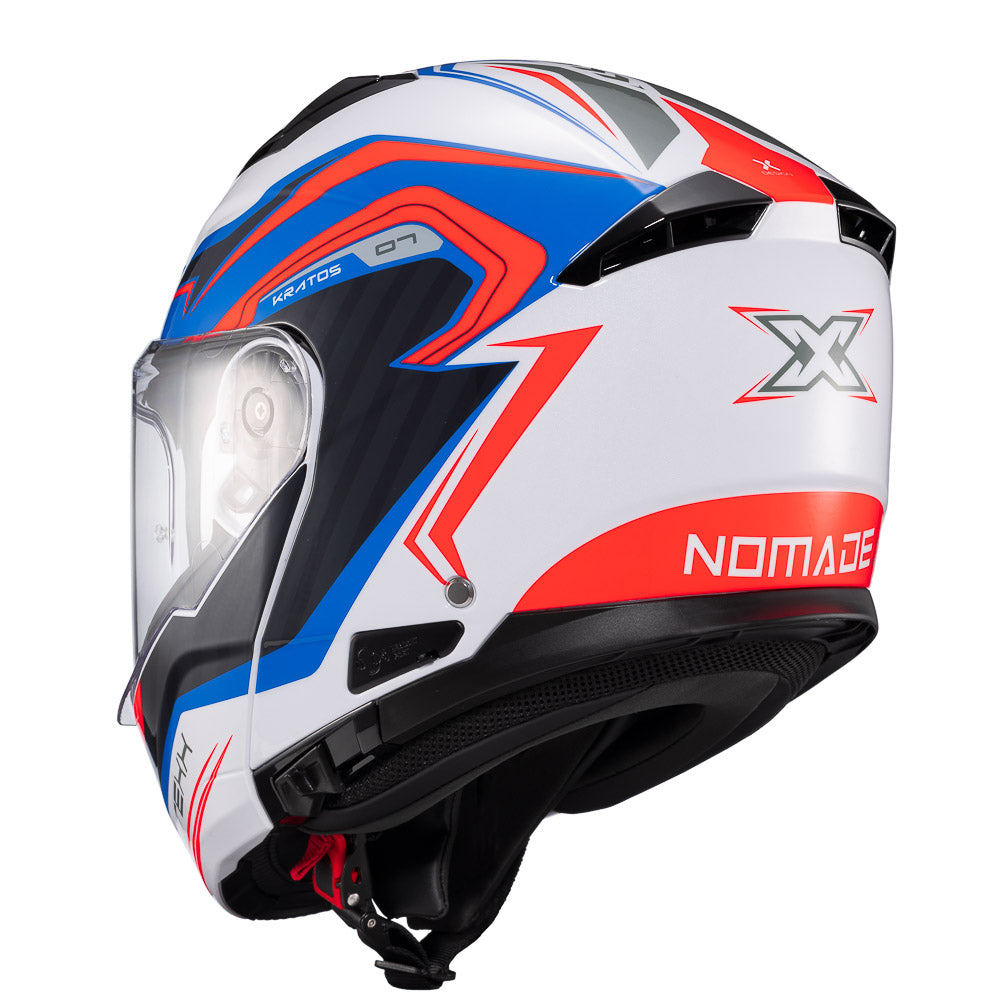 Capacete Texx Kratos Nomade Escamoteável com Viseira Solar