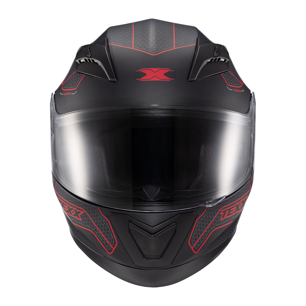Capacete Texx Strike Panther Vermelho e Fosco