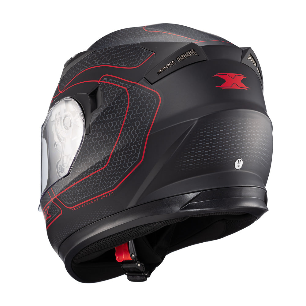 Capacete Texx Strike Panther Vermelho e Fosco
